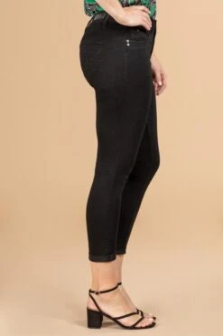 Women's WannaBettaButt 2-Button Cuffed Jean -Wana Fashion Shop 1001912 591 2