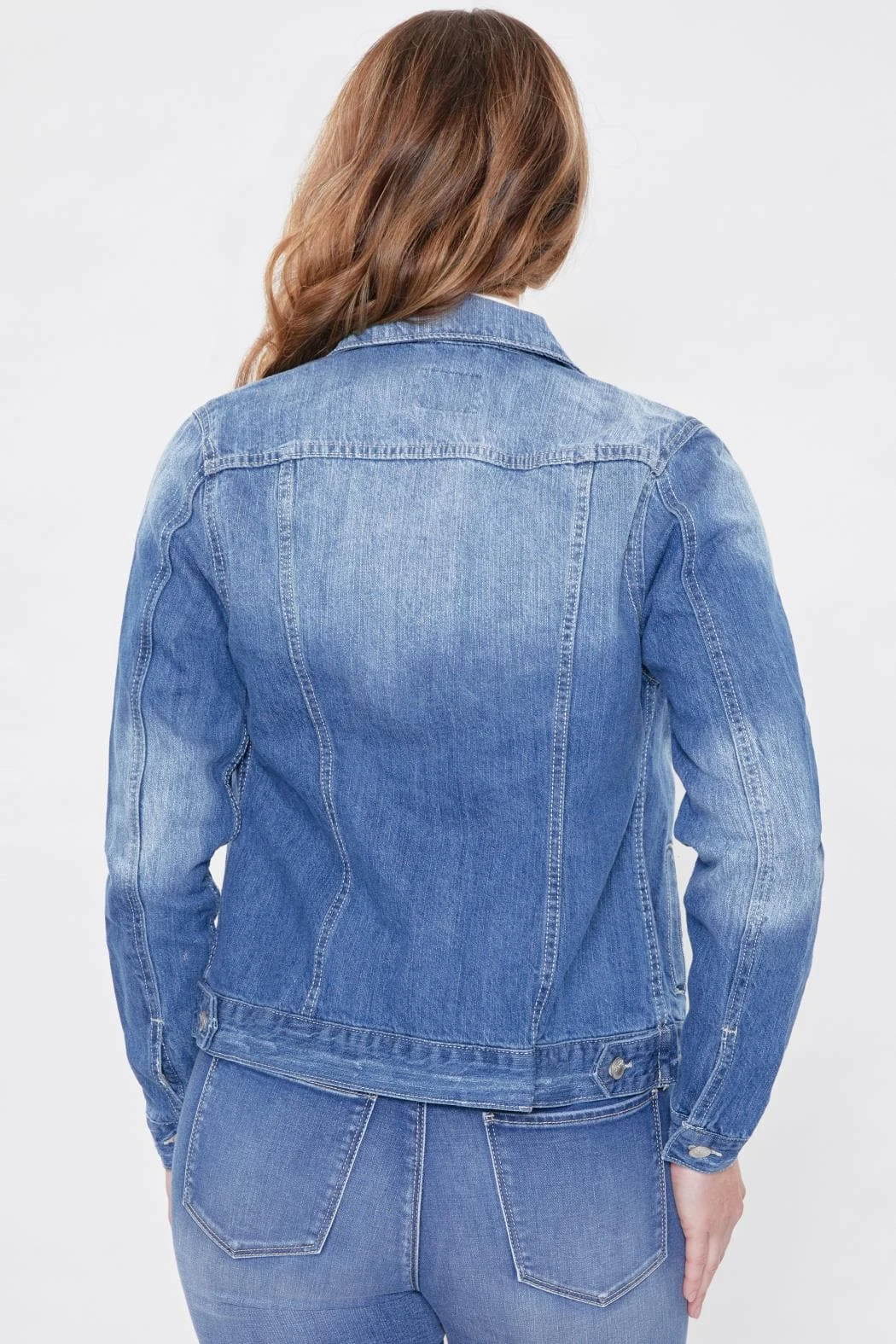 Women's Distressed Denim Jacket 5 Women's Distressed Denim Jacket - Image 3
