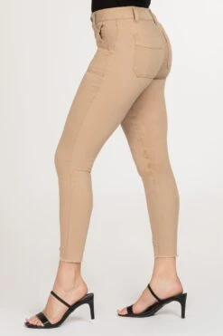 Women's Mid Rise Ankle Jean With Patch Pockets 26 Women's Mid Rise Ankle Jean With Patch Pockets -Wana Fashion Shop 1003675 615 1