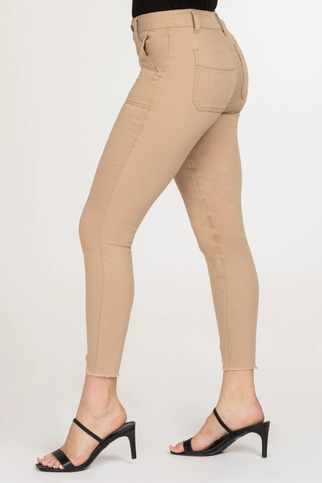 Women's Mid Rise Ankle Jean With Patch Pockets 14 Women's Mid Rise Ankle Jean With Patch Pockets - Image 12