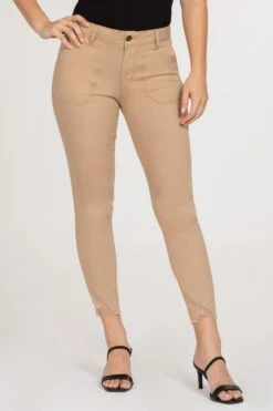 Women's Mid Rise Ankle Jean With Patch Pockets 27 Women's Mid Rise Ankle Jean With Patch Pockets -Wana Fashion Shop 1003675 615 2