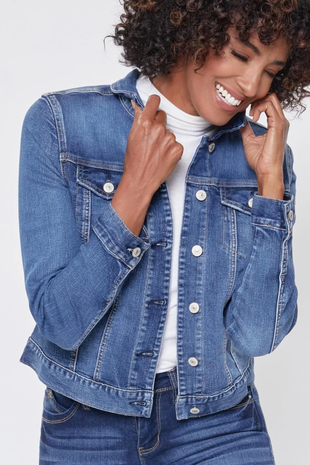 Women's Classic Denim Jacket 11 Women's Classic Denim Jacket - Image 9