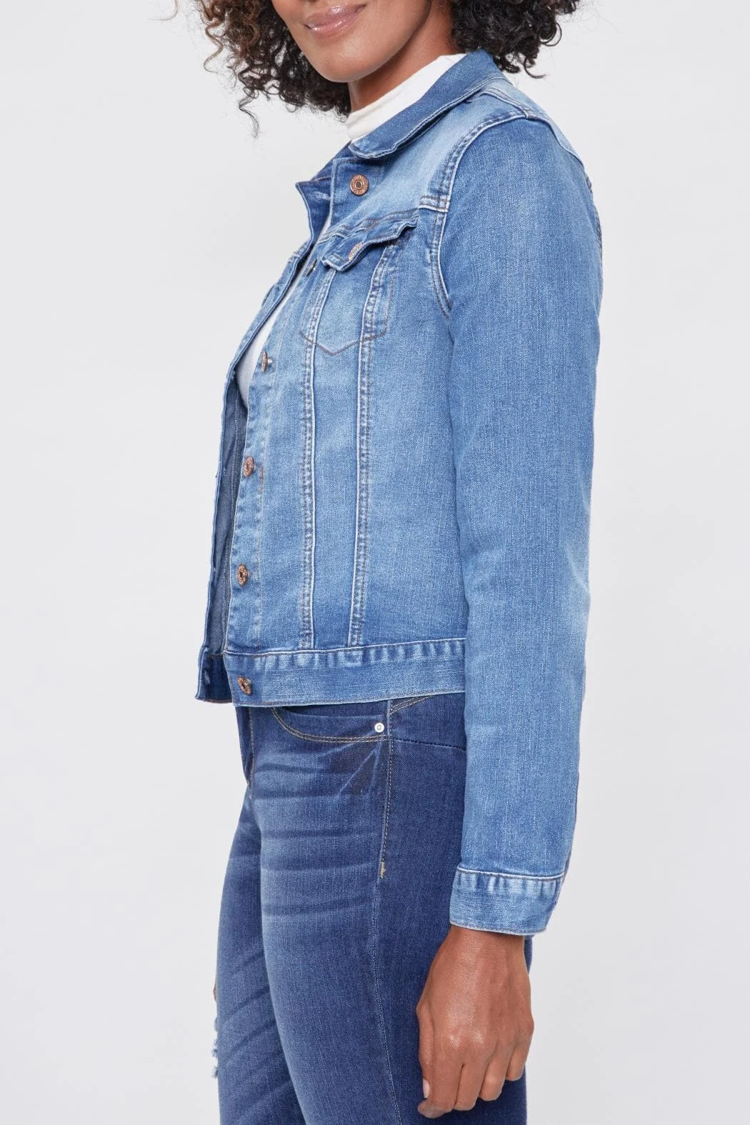 Women's Classic Denim Jacket 10 Women's Classic Denim Jacket - Image 8