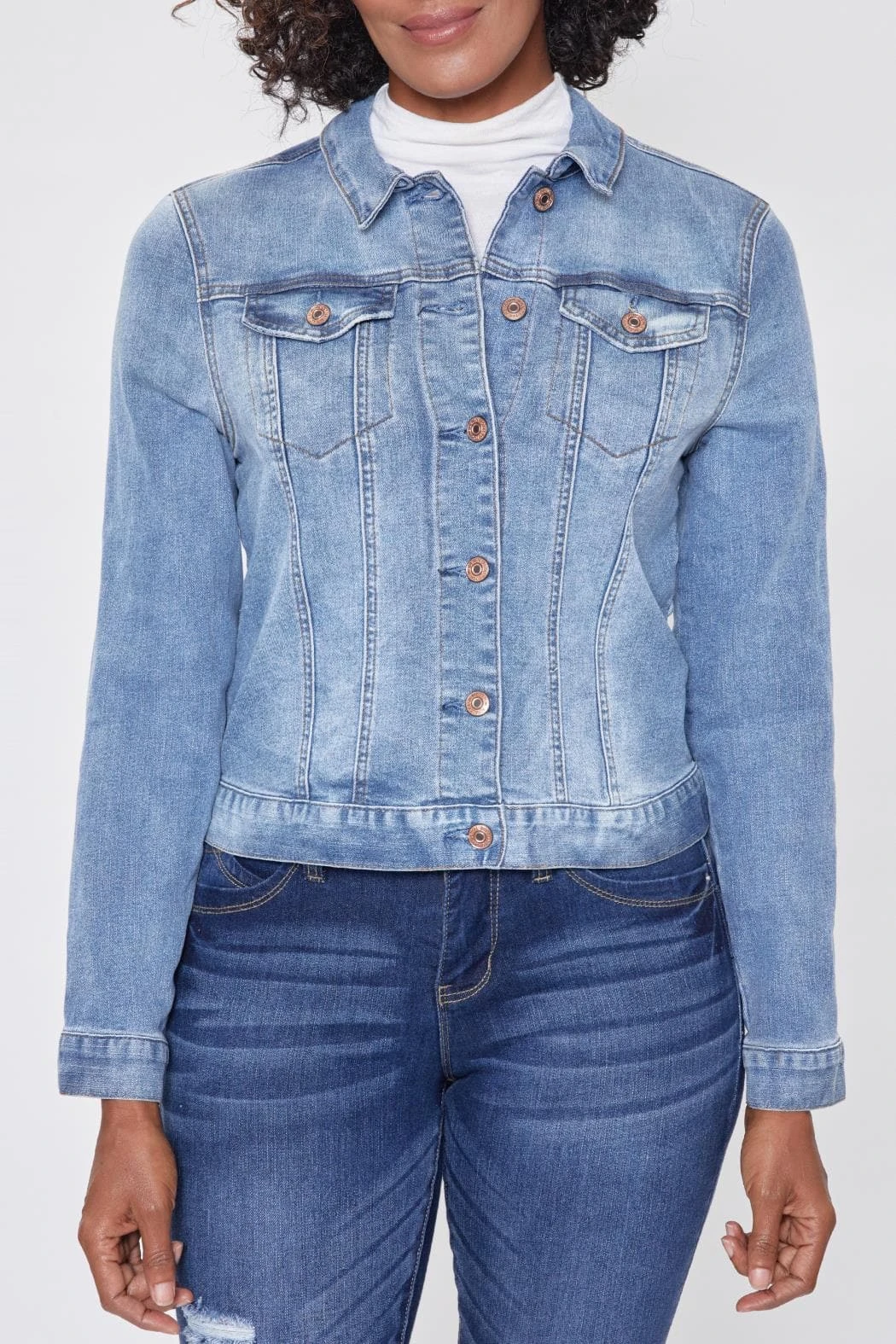 Women's Classic Denim Jacket 4 Women's Classic Denim Jacket - Image 2