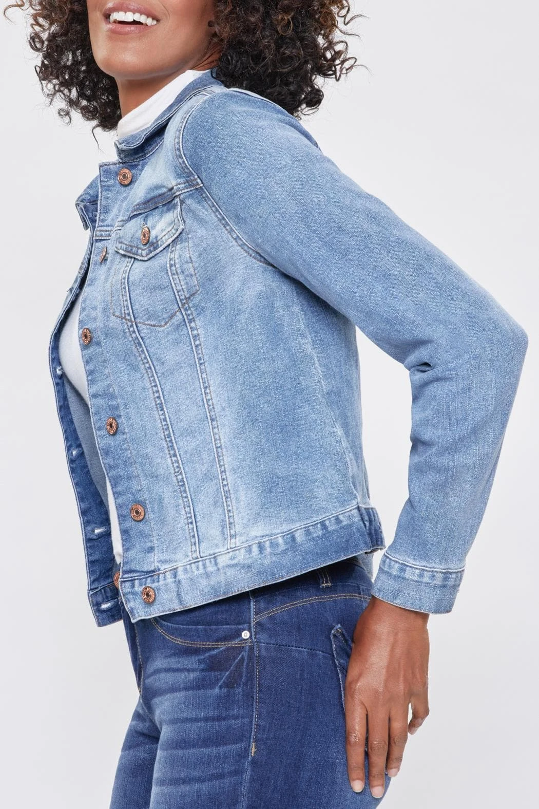 Women's Classic Denim Jacket 5 Women's Classic Denim Jacket - Image 3