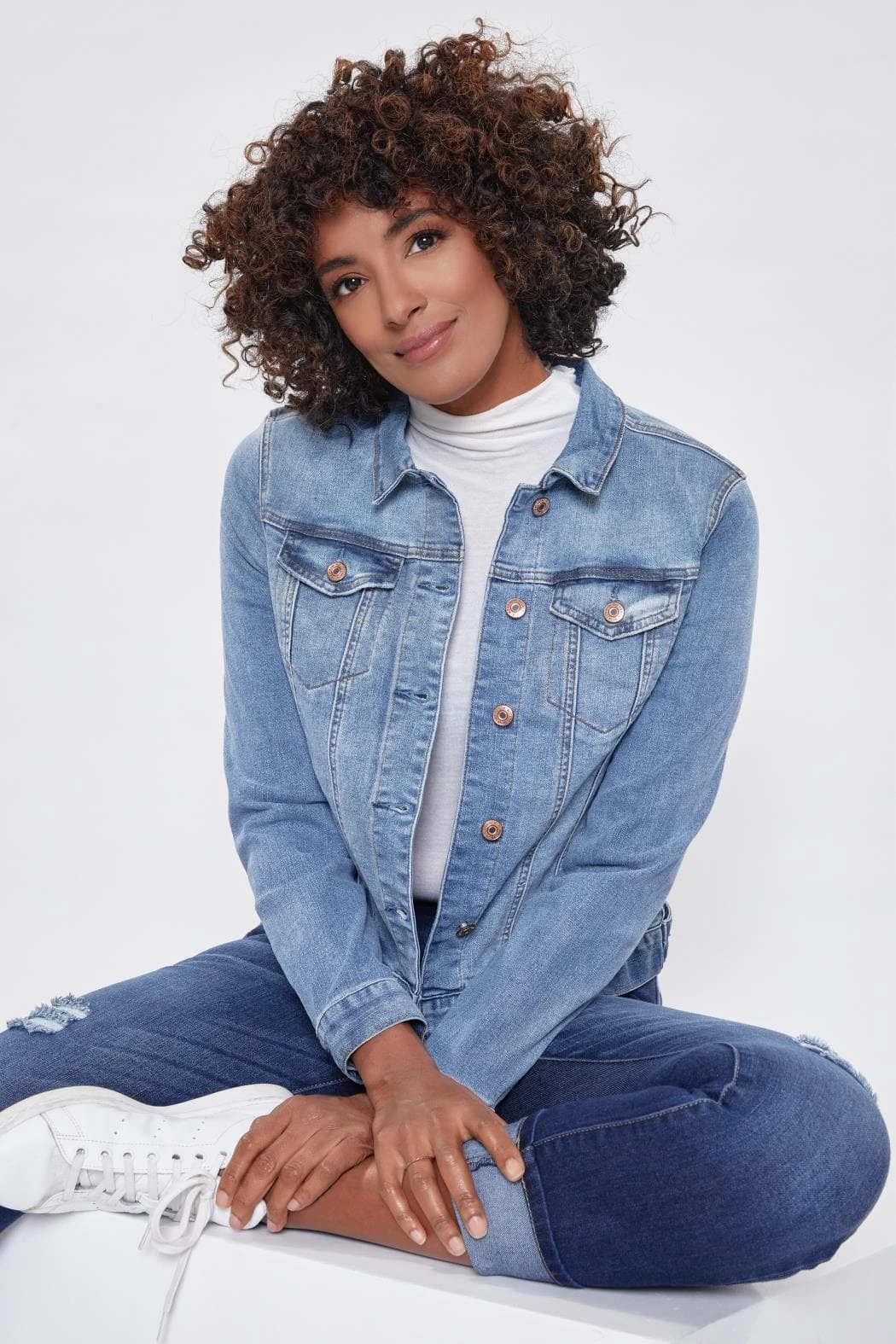 Women's Classic Denim Jacket 3 Women's Classic Denim Jacket