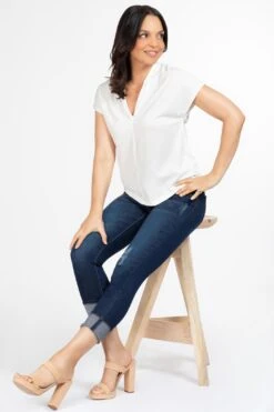 Women's Petite Mega Cuff Anklet Jean -Wana Fashion Shop 1003714 233 3 39a7550f 25e9 4f05 8803 d403f2631c07