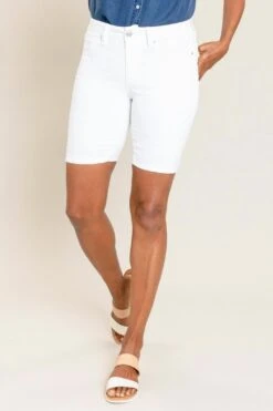 Women's Petite Tummy Control Rolled Cuff Bermuda Denim -Wana Fashion Shop 1003738 524 3 87a6321d cc0d 468d a5b5 eaed3ec3f9cb