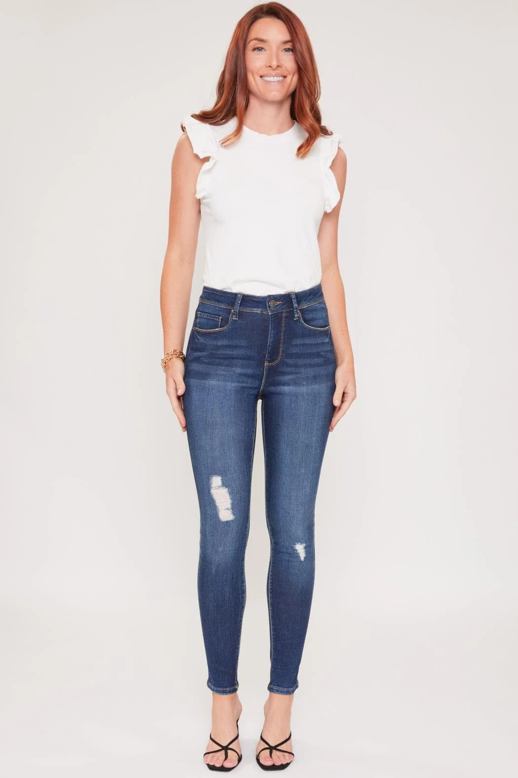 Women's Tummy Control High Rise Essential Skinny Jeans 18 Women's Tummy Control High Rise Essential Skinny Jeans - Image 16