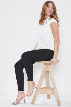 Women's Curvy Fit High Rise Skinny Sustainable Jean -Wana Fashion Shop 1008905 591 0