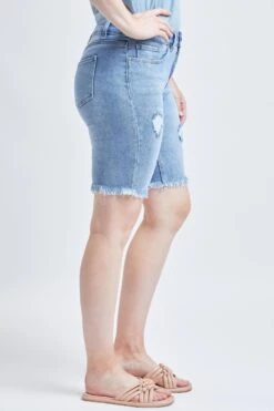 Women's Vintage Dream Bermuda Shorts With Frayed Hem 29 Women's Vintage Dream Bermuda Shorts With Frayed Hem -Wana Fashion Shop 1008918 068 2 cfc28b78 5bbc 4092 b9c6 95a6b7e725a7