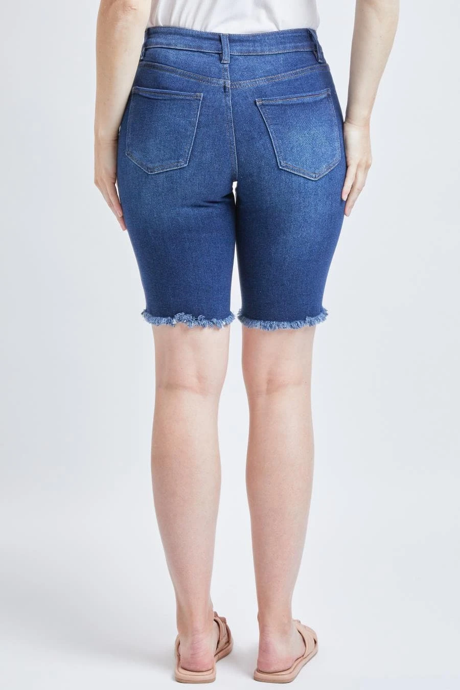 Women's Vintage Dream Bermuda Shorts With Frayed Hem 19 Women's Vintage Dream Bermuda Shorts With Frayed Hem - Image 17