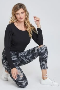 Women's High Rise Ankle Joggers 38 Women's High Rise Ankle Joggers -Wana Fashion Shop 1008920 669 3