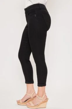 Women's Petite WannaBettaButt Distressed 2 Button Cuffed Ankle Sustainable Jean -Wana Fashion Shop 1008932 591 0 06d0d7d7 466d 4d54 a9cd 062801edd781