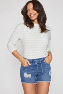 Women's Petite High Rise Jogger Shorts