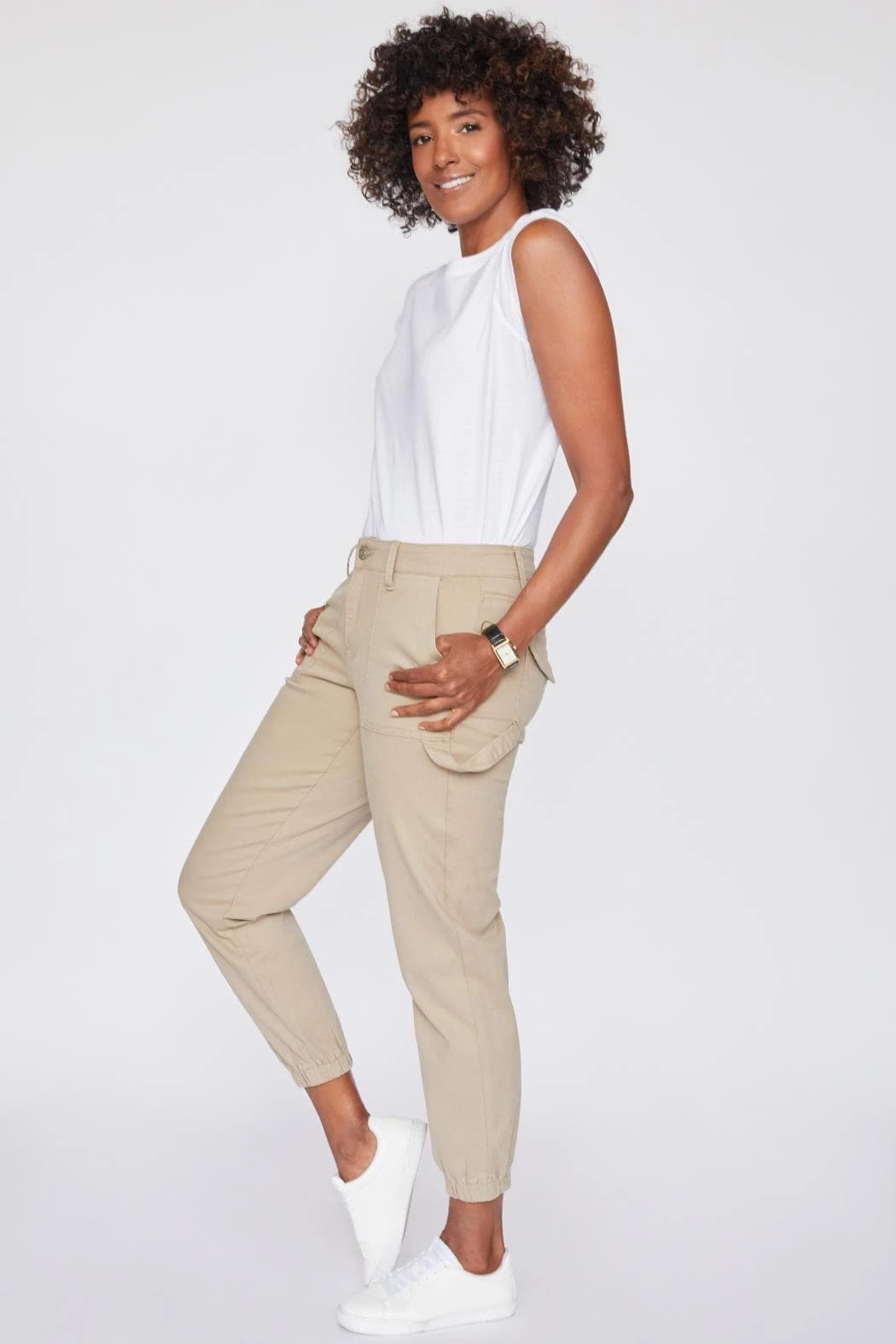 Women's Elastic Hem Joggers 3 Women's Elastic Hem Joggers