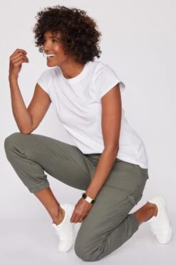 Women's Elastic Hem Joggers 24 Women's Elastic Hem Joggers -Wana Fashion Shop 1008943 027 3