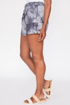 Women's Linen Lounge Shorts With Elastic Waistband -Wana Fashion Shop 1008957 010 1