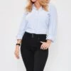 Women's Petite 2 Button Capri -Wana Fashion Shop 1008967 591 0