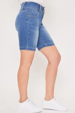 Women's Petite 3 Button Clean Hem Bermuda -Wana Fashion Shop 1008968 459 1 8355409e 314a 49a1 8cb0 80b945175e35