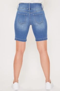 Women's Petite 3 Button Clean Hem Bermuda -Wana Fashion Shop 1008968 459 2 6a671127 0922 428a bf4c 64ca28628ee3