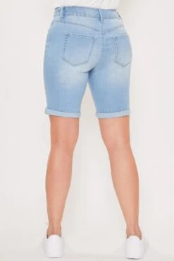 Women's Essential 1 Button Double Cuff Bermuda -Wana Fashion Shop 1008979 456 2