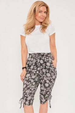 Women's Petite Linen Elastic Waist Side Ruched Hem -Wana Fashion Shop 1008982 647 1 83407e34 5e24 417b ba35 d33943d32cad