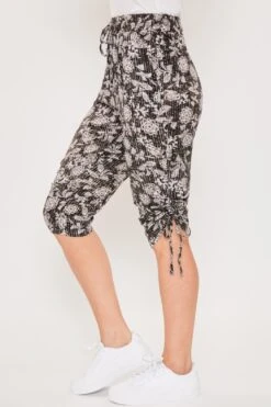 Women's Petite Linen Elastic Waist Side Ruched Hem -Wana Fashion Shop 1008982 647 3 8c606aa7 aad3 4946 819f f5901350cade