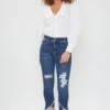 Women's Petite Vintage High Rise Tulip Ankle Jeans -Wana Fashion Shop 1008997 473 1 a6f0e376 9c5b 4d04 b2fe 3e8dfddd2052