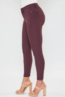 Women's Petite Comfort Stretch Pants, Plum -Wana Fashion Shop 1009000 034 1 c966d990 0670 491e a73c 62c2be24a6bc