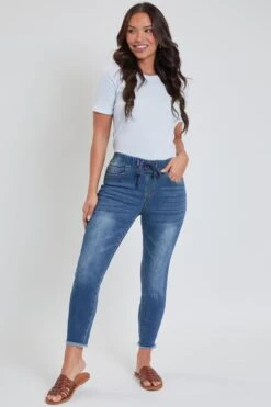 Women's Petite High Rise Denim Ankle Jogger -Wana Fashion Shop 1009027 489 1 6736ec01 0148 458c bcb8 7ccf5b4ad082