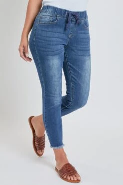 Women's Petite High Rise Denim Ankle Jogger -Wana Fashion Shop 1009027 489 4 f4a6c052 c187 448b a271 0e78c0d45446