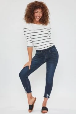 Women's Petite High Rise Denim Ankle Jogger -Wana Fashion Shop 1009027 577 0 80f3651c 1db9 4e49 920f 85a22e2a975d