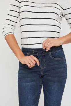 Women's Petite High Rise Denim Ankle Jogger -Wana Fashion Shop 1009027 577 3 b137f586 e67e 4eef b670 7b65a5dbea5d