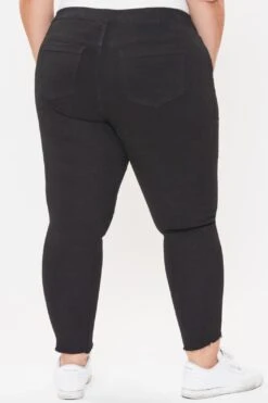 Women's Plus Size Raw Hem Pull On Pants -Wana Fashion Shop 1009033 001 3 07e32045 66f3 4827 a7a7 b7452cd30612