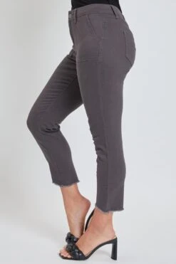 Women's Petite Pork Chop Pocket Pants With Dog Bite Hem -Wana Fashion Shop 1009042 674 2 4ca0260b 2e33 47a0 ae56 a8e2f1c97893