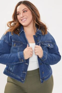 Women's Plus Size Drop Shoulder Boyfriend Denim Jacket -Wana Fashion Shop 1009052 486 0 e0ee387d 768c 49cf 818f 5d5627608f2f