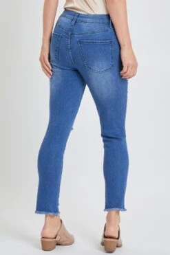 Women's High Rise Skinny Ankle Jean With Double Frayed Hem Sustainable -Wana Fashion Shop 1009061 459 4 bdf53591 e8d9 4723 8e66 3e8359a5f851