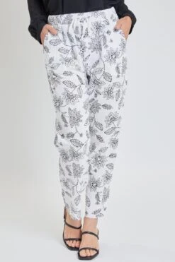 Women's Double Gauze Relaxed Fit Cropped Pant With Frayed Hem Deal -Wana Fashion Shop 1009065 461 1