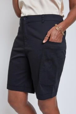 Women's Wide Leg Bermuda Shorts With Big Pockets -Wana Fashion Shop 1009071 001 4 bb9b9a60 eb78 4fe0 a660 5a8cab98e1d2