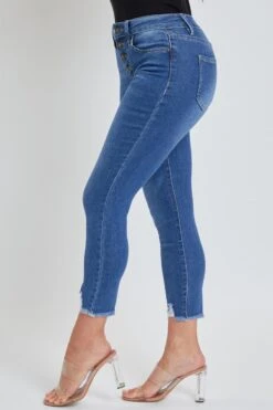 Women's Petite 4 Button Skinny Ankle Sustainable Jean -Wana Fashion Shop 1009072 476 2 5b54fd23 0a96 45b0 9fb6 9f21a38adf8f