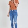 Women's WannaBettaButt Mid Rise Skinny Jean
