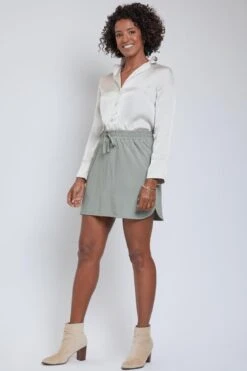 Women's Dolphin Skort With Knit Under Short 31 Women's Dolphin Skort With Knit Under Short -Wana Fashion Shop 1009097 009 1