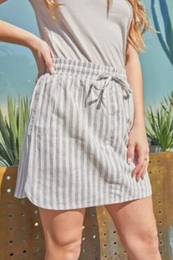 Women's Lifestyle Linen Dolphin Skort -Wana Fashion Shop 1009109 514 4