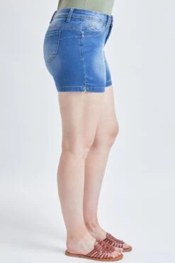 Women's WannaBettaButt Side Slit Hem Denim Shorts -Wana Fashion Shop 1009118 476 2 ce9f1b72 6ee1 43d5 8dcb 564e915ef06a