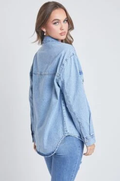 Women's Long Sleeve Denim Oversized Shacket -Wana Fashion Shop 15808238 be631e2a fb96 40da b8f3 f559b99c3c61