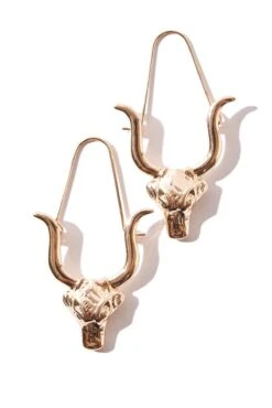 Western Bull Earrings 13 Western Bull Earrings -Wana Fashion Shop 507783EP 001 2 9d57fb90 8c48 4ae6 a20d 25989cfb9421