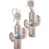 Cactus Dangle Earrings -Wana Fashion Shop 507912EP 001 2