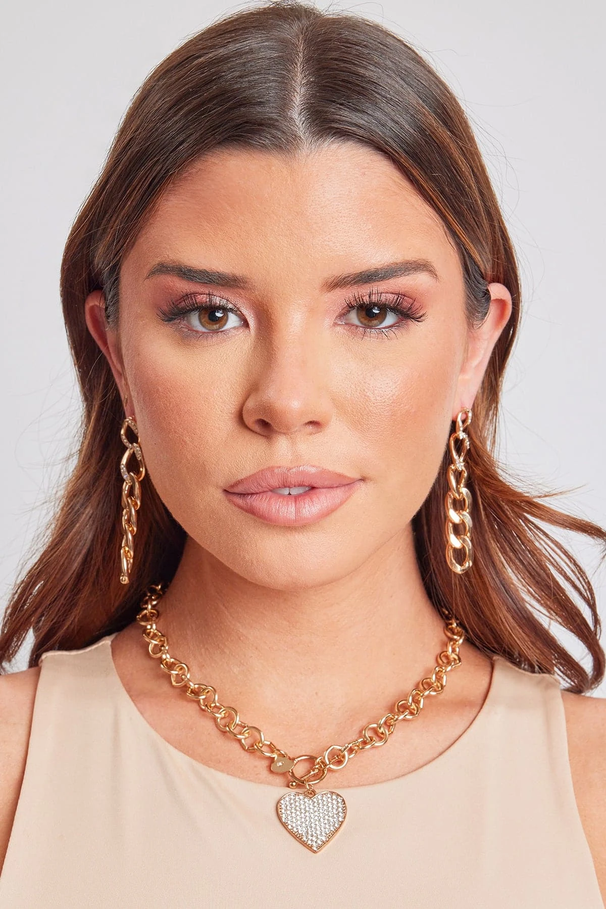 Rhinestone Chain Drop Earrings 7 Rhinestone Chain Drop Earrings - Image 5