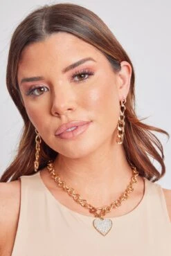 Rhinestone Chain Drop Earrings 14 Rhinestone Chain Drop Earrings -Wana Fashion Shop 510633EP 001 510626N 001 4